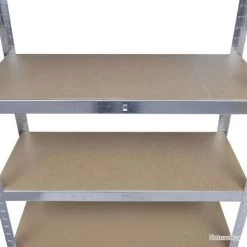 Lot De 5 étagères Charge Lourde Robuste MDF 180 Cm De Rangement 02_0000693 -Des outils pour votre vie. 00004 Lot de 5 etageres charge lourde robuste MDF 180 cm de rangement 02 0000693