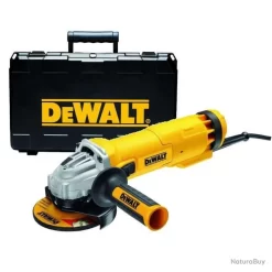 Meuleuse 1400 W 125 Mm Avec Système Anti Redémarrage + Coffret DWE4237K DeWalt