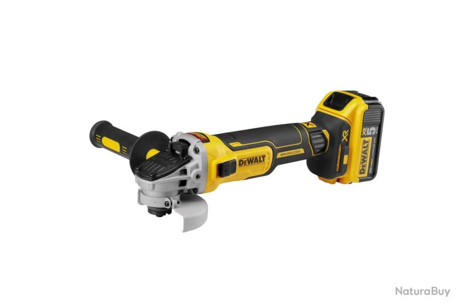 Meuleuse à Batterie 18V 5Ah Li-Ion Brushless 125mm Avec Coffret TSTAK DCG405P2 DeWalt 3 Meuleuse à Batterie 18V 5Ah Li-Ion Brushless 125mm Avec Coffret TSTAK DCG405P2 DeWalt – Image 3