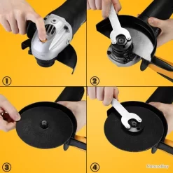 Meuleuse D Angle Pro 125mm 11000t/mn, Modele: DKAG25LD2 1600W -Des outils pour votre vie. 00004 Meuleuse d Angle Pro 125mm 11000t mn Modele DKAG25LD2 1600W