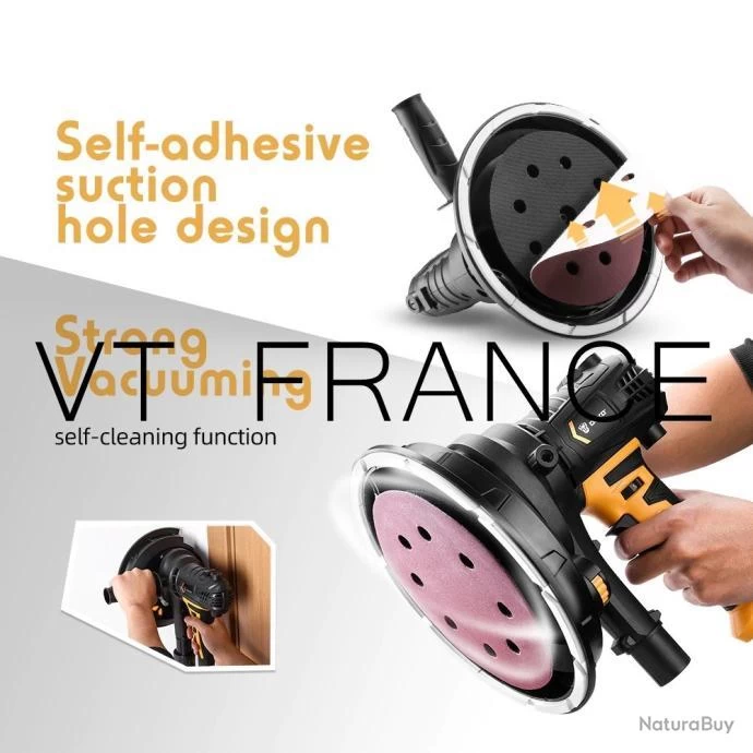 Ponceuse Orbitale PRO 900W 180mm, Modele: DKWP180CDLD 4 Ponceuse Orbitale PRO 900W 180mm, Modele: DKWP180CDLD – Image 4