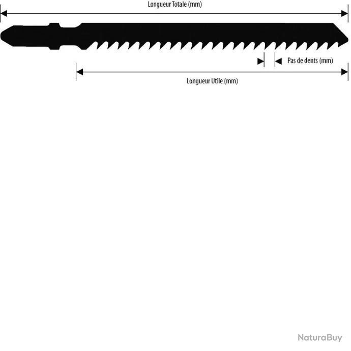 Blister 5 Lames Scie Sauteuse Standard Hss 100x75x3 T Sidamo 2 Blister 5 Lames Scie Sauteuse Standard Hss 100x75x3 T Sidamo – Image 2