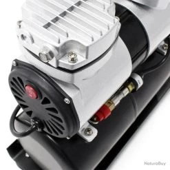 Compresseur Aérographe Bicylindre Avec Réservoir 16_0001732 -Des outils pour votre vie. 00005 Compresseur aerographe bicylindre avec reservoir 16 0001732