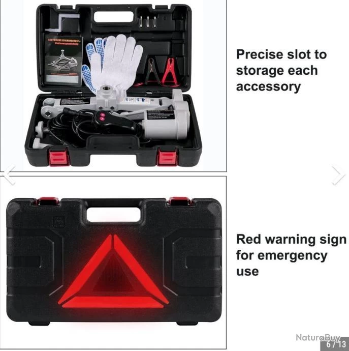 Cric Électrique à Ciseaux, DC 12 V 3 Tonnes 5 Cric Électrique à Ciseaux, DC 12 V 3 Tonnes – Image 5