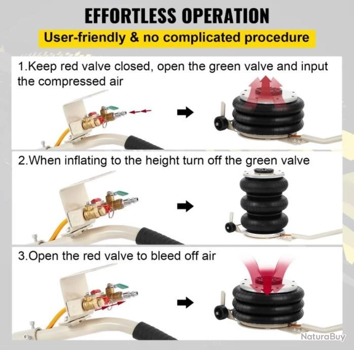 Cric Pneumatique Gonflable 5 Tonnes .....livraison Offerte 5 Cric Pneumatique Gonflable 5 Tonnes .....livraison Offerte – Image 5