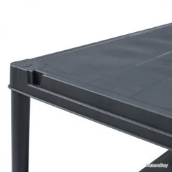 Étagère De Rangement Noir 100 Kg 60x30x138 Cm Plastique 45673 -Des outils pour votre vie. 00005 Etagere de rangement Noir 100 kg 60x30x138 cm Plastique