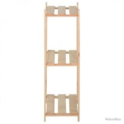 Étagère De Stockage 3 Niveaux 80x28,5x90 Cm Bois De Pin Massif 327321 -Des outils pour votre vie. 00005 Etagere de stockage 3 niveaux 80x28 5x90 cm Bois de pin massif 327321
