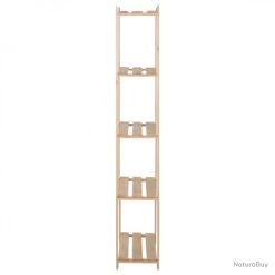 Étagère De Stockage 5 Niveaux 80x28,5x170 Cm Bois De Pin Massif 327320 -Des outils pour votre vie. 00005 Etagere de stockage 5 niveaux 80x28 5x170 cm Bois de pin massif 327320