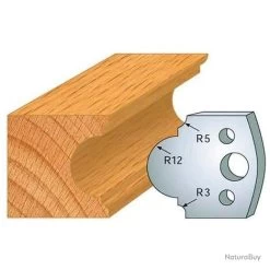 Jeu De 2 Fers Profilés Acier Ht.40 Mm N°018 Leman