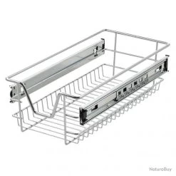 Lot De 2 Paniers Tiroirs De Rangement à Glissières Télescopiques Extension Complète Jusqu'à 20 Kg A 9 Lot De 2 Paniers Tiroirs De Rangement à Glissières Télescopiques Extension Complète Jusqu'à 20 Kg A -Des outils pour votre vie. 00005 Lot de 2 paniers tiroirs de rangement a glissieres telescopiques extension complete jusqu a 20 kg a