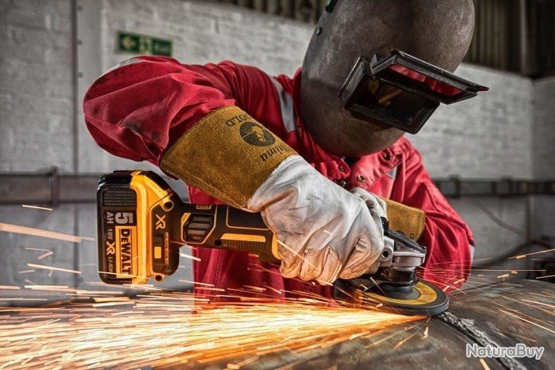 Meuleuse à Batterie 18V 5Ah Li-Ion Brushless 125mm Avec Coffret TSTAK DCG405P2 DeWalt 4 Meuleuse à Batterie 18V 5Ah Li-Ion Brushless 125mm Avec Coffret TSTAK DCG405P2 DeWalt – Image 4