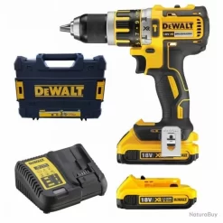 Perceuse Visseuse à Percussion DCD795D2 18V Li-Ion 2x2Ah 60Nm DeWalt