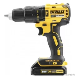 Perceuse Visseuse à Percussion à Batterie 18V Li-Ion 2x1,5Ah DCD778S2T DeWalt