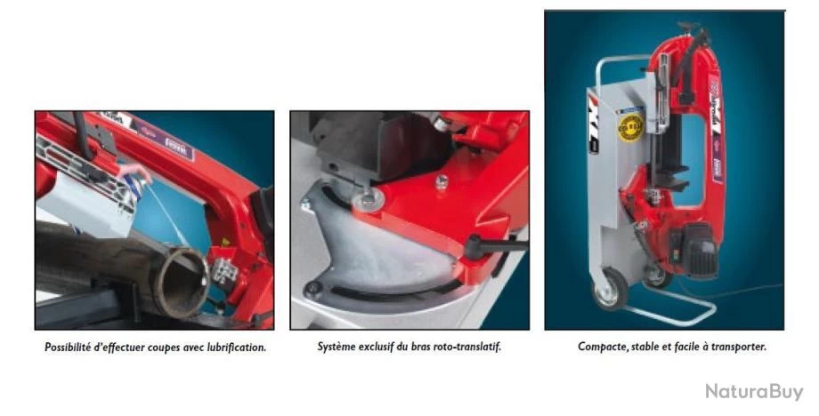 Scie à Ruban Acier 1850W Longueur 2140mm Diam 175mm 787 XL ALLROAD Femi 2 Scie à Ruban Acier 1850W Longueur 2140mm Diam 175mm 787 XL ALLROAD Femi – Image 2