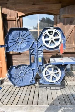 Scie à Ruban Bois Type PowerPlus Pow 106 - 350w -Des outils pour votre vie. 00005 Scie a ruban bois type PowerPlus Pow 106 350w