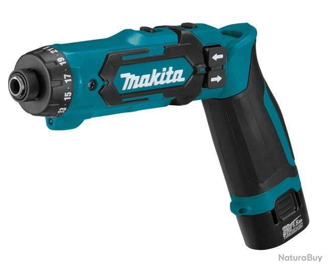 Tournevis 7,2 V Li-Ion 1,5 Ah 5,6 Nm DF012DSE Makita 1 Tournevis 7,2 V Li-Ion 1,5 Ah 5,6 Nm DF012DSE Makita
