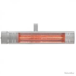 Chauffage Murale Pour Patio KA-5277 2000 W Tube Doré Argenté 431245 -Des outils pour votre vie. 00006 Chauffage murale pour patio KA 5277 2000 W Tube dore Argente