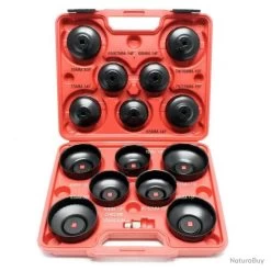 Coiffe Filtre Huile 14 Pièces Clés Filtre Huile échange Huile Outils Kit 16_0002264 -Des outils pour votre vie. 00006 Coiffe filtre huile 14 pieces cles filtre huile echange huile outils kit 16 0002264