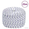 Corde De Bateau Blanc 10 Mm 25 M Polypropylène