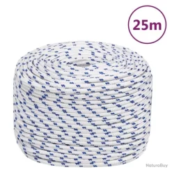 Corde De Bateau Blanc 10 Mm 25 M Polypropylène