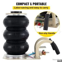 Cric Pneumatique 3 Tonnes, Cric De Levage Triples Coussins.....LIVRAISON OFFERTE -Des outils pour votre vie. 00006 Cric Pneumatique 3 tonnes Cric de Levage Triples Coussins.LIVRAISON OFFERTE