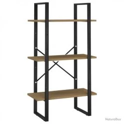 Étagère De Rangement Marron 60x30x105 Cm Bois De Pin Massif 806515 -Des outils pour votre vie. 00006 Etagere de rangement Marron 60x30x105 cm Bois de pin massif 806515
