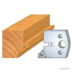 Jeu De 2 Fers Profilés Acier Ht.40 Mm N°083 Leman