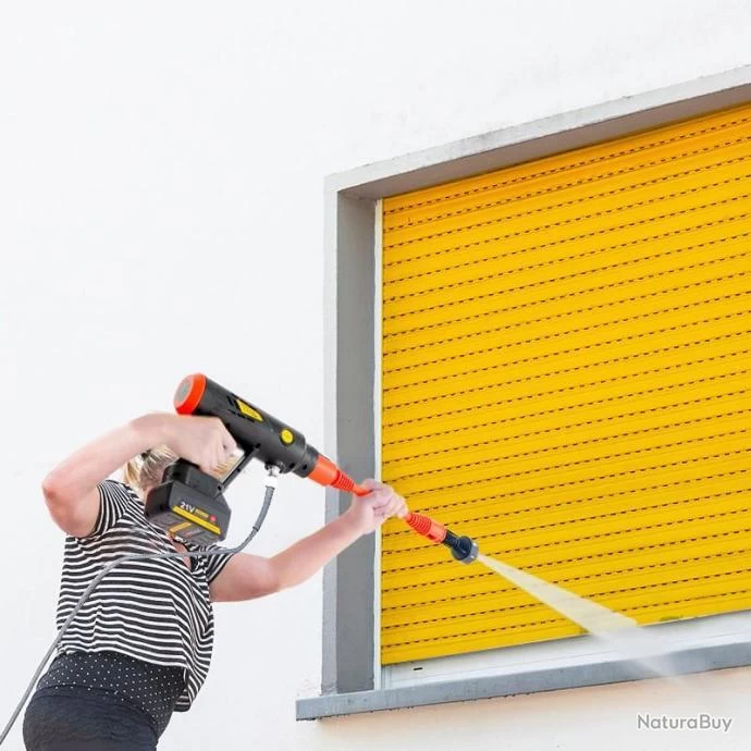 Nettoyeur Haute Pression Sans Fil Portable 6 MPA 870PSI Pratique Lavage Terrasse Voiture Jardin 6 Nettoyeur Haute Pression Sans Fil Portable 6 MPA 870PSI Pratique Lavage Terrasse Voiture Jardin – Image 6