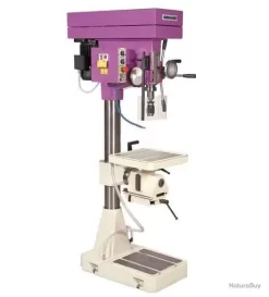 Perceuse A Colonne 0,8 / 1,47kw 400v Triphasé + Arrosage Spc 40 Te Dl Sidamo