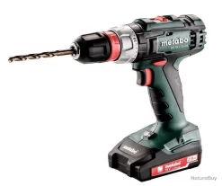 Perceuse Visseuse à Batterie 2x18V 2Ah Li-Ion BS 18 L Quick Metabo