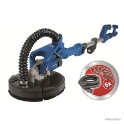 Ponceuse Pour Plâtre Rotative Scheppach DS920 225mm 230V 50Hz 710W + Accessoires, Vitesse Variable,