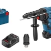 Bosch - Perforateur Sans-fil SDS Plus 36 V Li-Ion 2x6.0 Ah 3,2 J Avec Poignée Supplémentaire - GBH 3