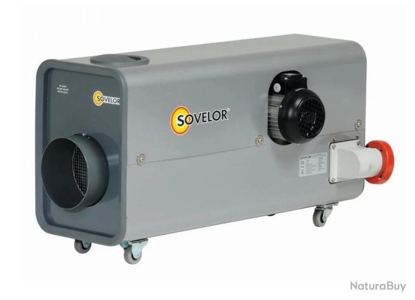 Chauffage Air Pulsé Mobile électrique 13kW 380V Très Haute Température ETV12 Sovelor 1 Chauffage Air Pulsé Mobile électrique 13kW 380V Très Haute Température ETV12 Sovelor