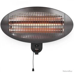 Chauffage Mural De Patio KA-5286 2000 W Quartz Noir 431248 -Des outils pour votre vie. 00007 Chauffage mural de patio KA 5286 2000 W Quartz Noir