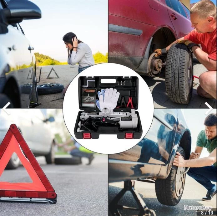 Cric Électrique à Ciseaux, DC 12 V 3 Tonnes 7 Cric Électrique à Ciseaux, DC 12 V 3 Tonnes – Image 7