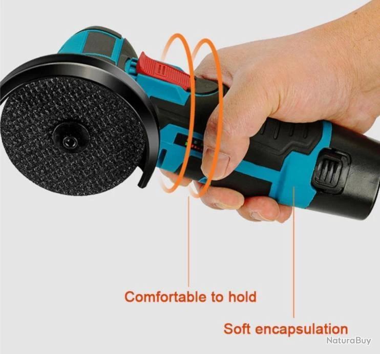 Mini MEULEUSE D'Angle Sans Fil 12V 500 W, Avec Batterie Au Lithium 7 Mini MEULEUSE D'Angle Sans Fil 12V 500 W, Avec Batterie Au Lithium – Image 7