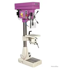 Perceuse A Colonne 0,6/1,1kw 400v Avec Arrosage + Queue De Mandrin + Mandrin Spc32te Sidamo