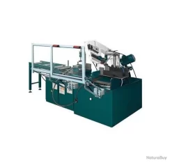 Scie A Ruban Automatique 2200w 400v Sur Socle + Variateur + Etau Vertical Sr 320 Bav Sidamo