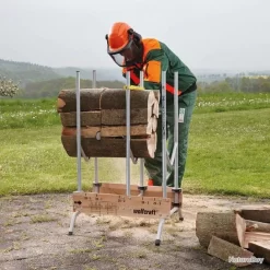 Support De Scie à Bûches Pour Tronçonneuse 5121000 405155 -Des outils pour votre vie. 00007 Support de scie a buches pour tronconneuse 5121000