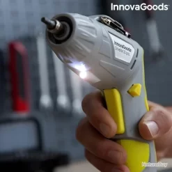Tournevis électrique Sans Fil Multifonction Avec Accessoires 33 Pièces InnovaGoods® Drivelite 17 Tournevis électrique Sans Fil Multifonction Avec Accessoires 33 Pièces InnovaGoods® Drivelite -Des outils pour votre vie. 00007 Tournevis electrique sans fil Multifonction avec Accessoires 33 Pieces InnovaGoods Drivelite