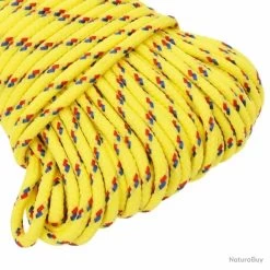 Corde De Bateau Jaune 5 Mm 500 M Polypropylène -Des outils pour votre vie. 00008 Corde de bateau Jaune 5 mm 500 m Polypropylene