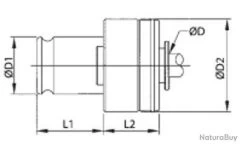 Douille De Taraudage à Limiteur De Couple Vertex 312-27D -Des outils pour votre vie. 00008 Douille de taraudage a limiteur de couple Vertex 312 27D