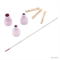 Jeu De 10 Accessoires De Soudage Pour Les Torches De Soudage TIG, Y Compris Les Buses De Gaz. 16_00 7 Jeu De 10 Accessoires De Soudage Pour Les Torches De Soudage TIG, Y Compris Les Buses De Gaz. 16_00 -Des outils pour votre vie. 00008 Jeu de 10 accessoires de soudage pour les torches de soudage TIG y compris les buses de gaz. 16 00