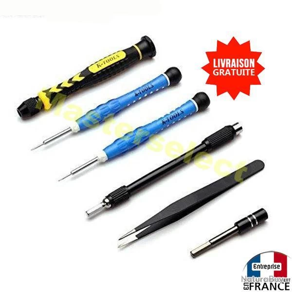 KIT DE DEMONTAGE REPARATION POUR TELEPHONE ECRAN VITRE PORTABLE VENTOUSE TOURNEVIS OUTILS 2 KIT DE DEMONTAGE REPARATION POUR TELEPHONE ECRAN VITRE PORTABLE VENTOUSE TOURNEVIS OUTILS – Image 2