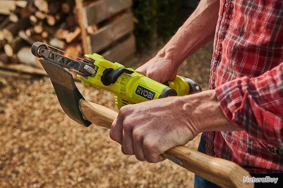 Lime à Courroie Universelle 18V Sans Batterie Ni Chargeur R18PF-0 Ryobi 4 Lime à Courroie Universelle 18V Sans Batterie Ni Chargeur R18PF-0 Ryobi – Image 4