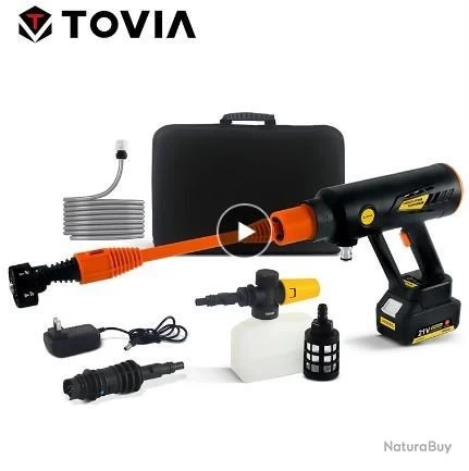 Nettoyeur Haute Pression Sans Fil Portable 6 MPA 870PSI Pratique Lavage Terrasse Voiture Jardin 8 Nettoyeur Haute Pression Sans Fil Portable 6 MPA 870PSI Pratique Lavage Terrasse Voiture Jardin – Image 8