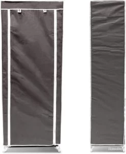 Armoire étagères à Chaussures En Tissu Pliante 36 Paires De Chaussures Gris 13_0000255 -Des outils pour votre vie. 00009 Armoire etageres a chaussures en tissu pliante 36 paires de chaussures gris 13 0000255