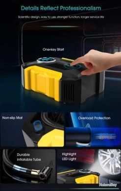 Carsun Gonfleur Compresseur Numérique Portable Idéal Pneus Matelas Gonflables Ballons Camping Plein 19 Carsun Gonfleur Compresseur Numérique Portable Idéal Pneus Matelas Gonflables Ballons Camping Plein -Des outils pour votre vie. 00009 Carsun Gonfleur Compresseur Numerique Portable Ideal Pneus Matelas Gonflables Ballons Camping Plein