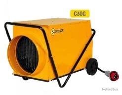 Chauffage Air Pulsé Mobile Sur Roues Gainable électrique 30 KW C30G Sovelor