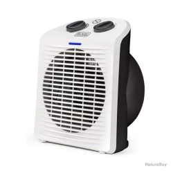 Radiateur/ventilateur 2000 W Pour Des Espaces 15 M2, Couleur Blanc BXSH2000E Black And Decker